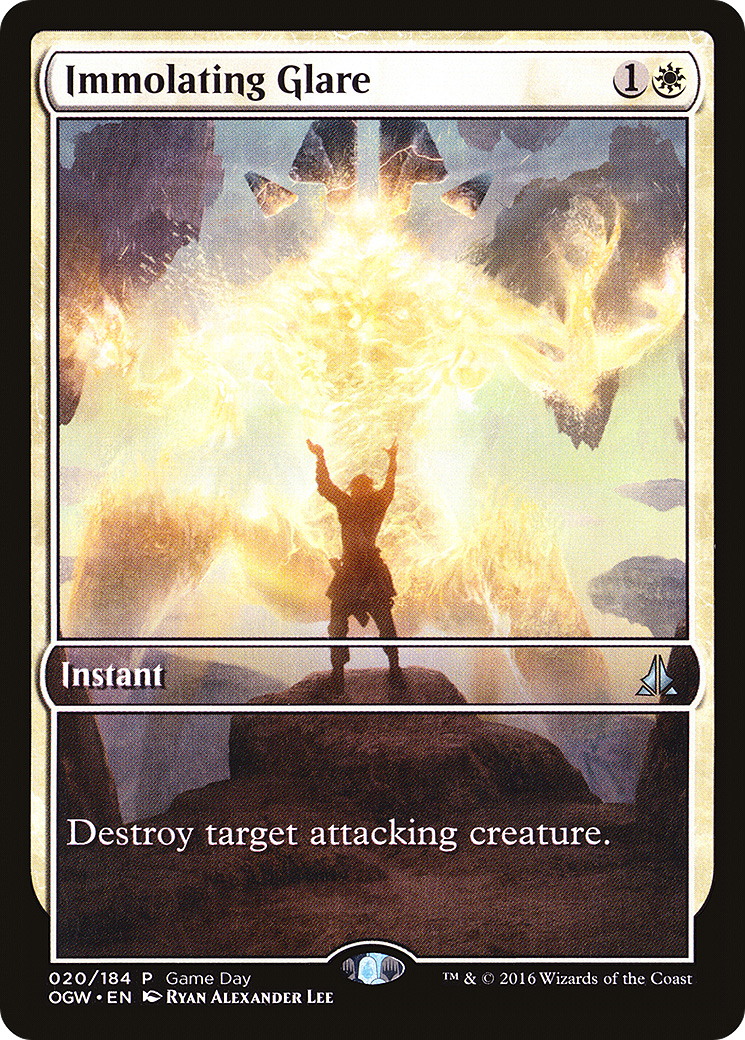 Immolating Glare - Full Art - Promo [POGW-20]