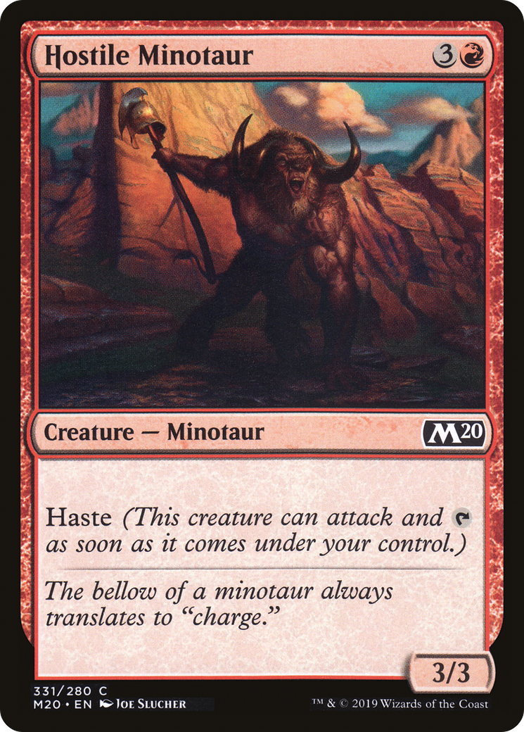 Hostile Minotaur [M20-331]