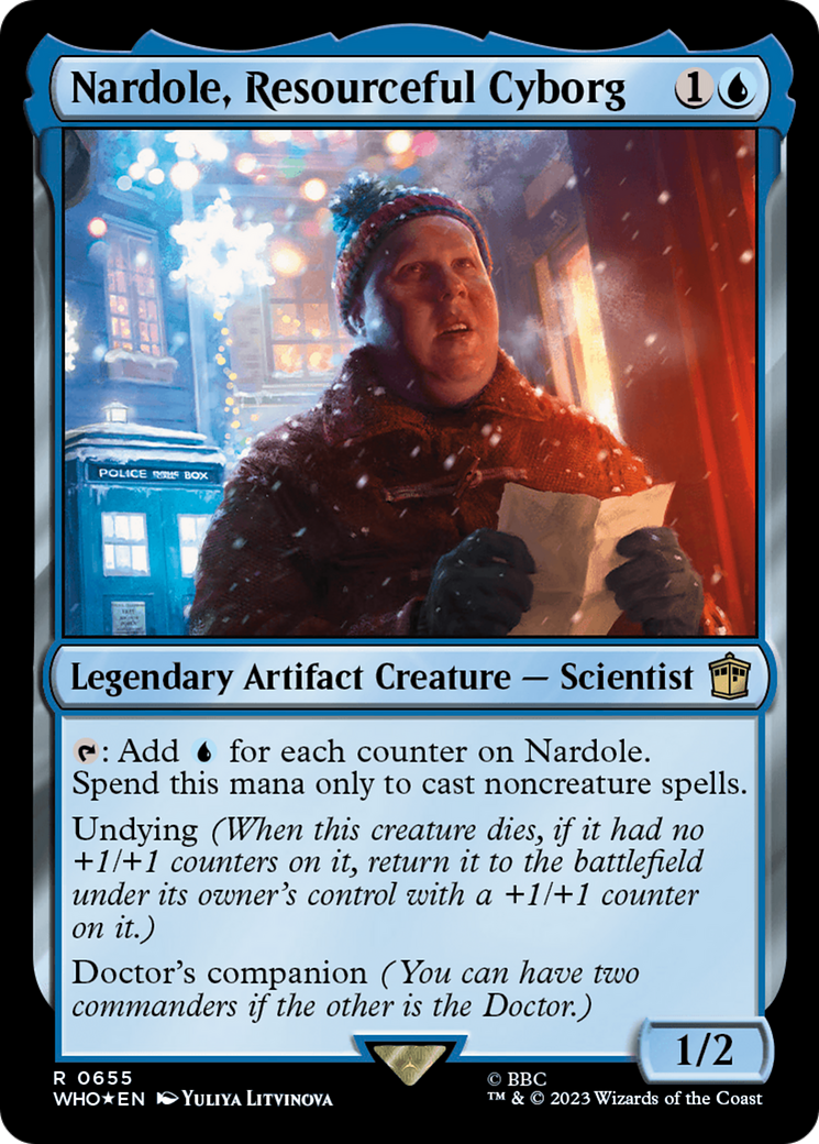 Nardole, Resourceful Cyborg - Surge Foil [WHO-655]