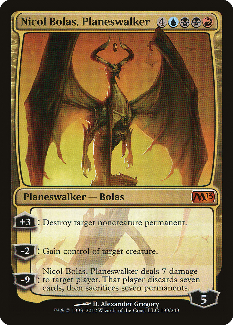 Nicol Bolas, Planeswalker [M13-199]