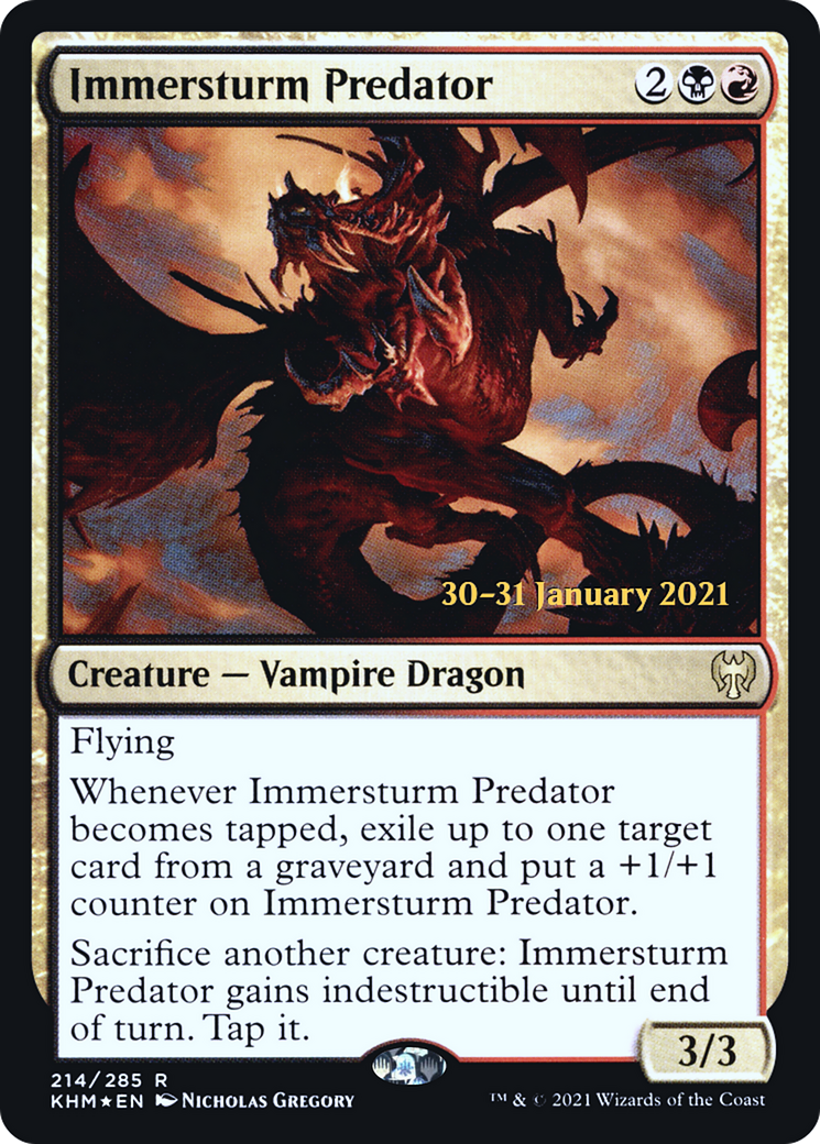 Immersturm Predator - Prerelease Promo [PKHM-214s]