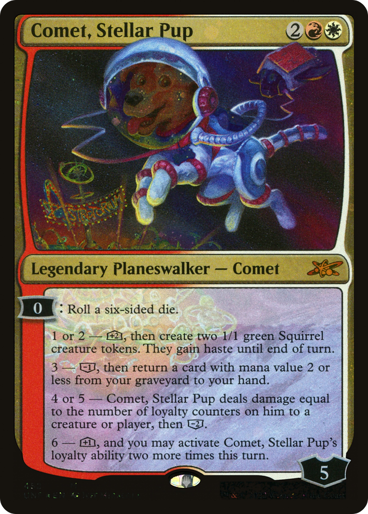 Comet, Stellar Pup - Galaxy Foil [UNF-452]