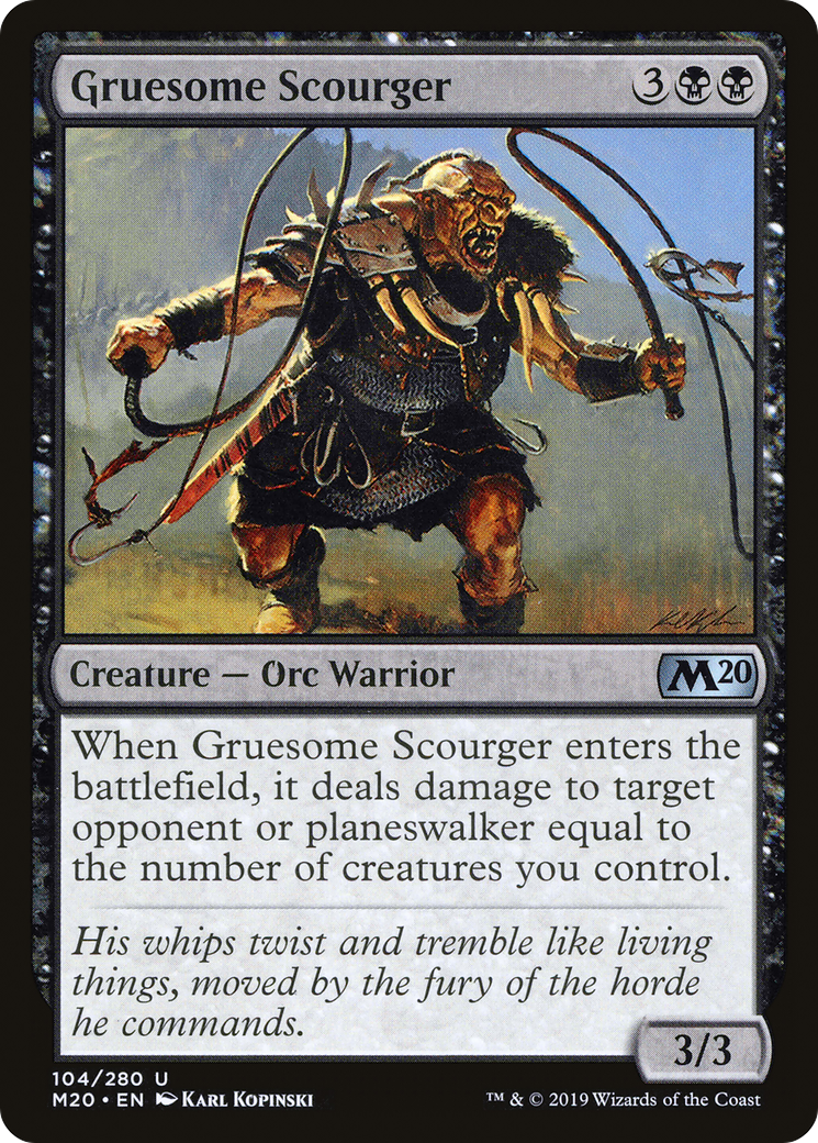 Gruesome Scourger [M20-104]