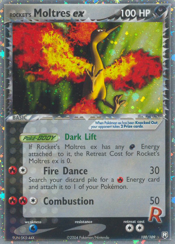 Rocket's Moltres ex [EX7-100]