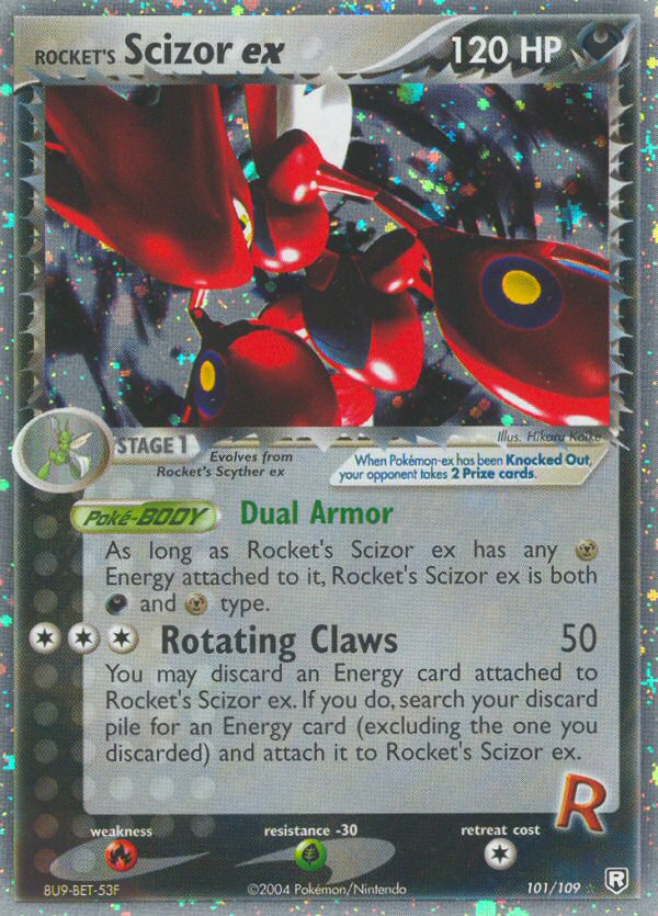 Rocket's Scizor ex [EX7-101]