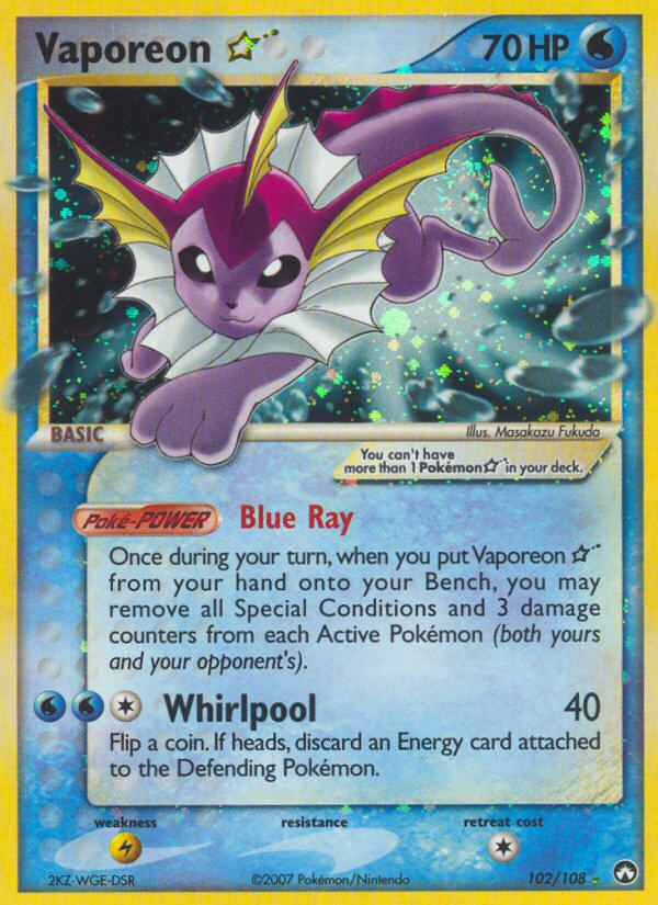 Vaporeon ★ [EX16-102]