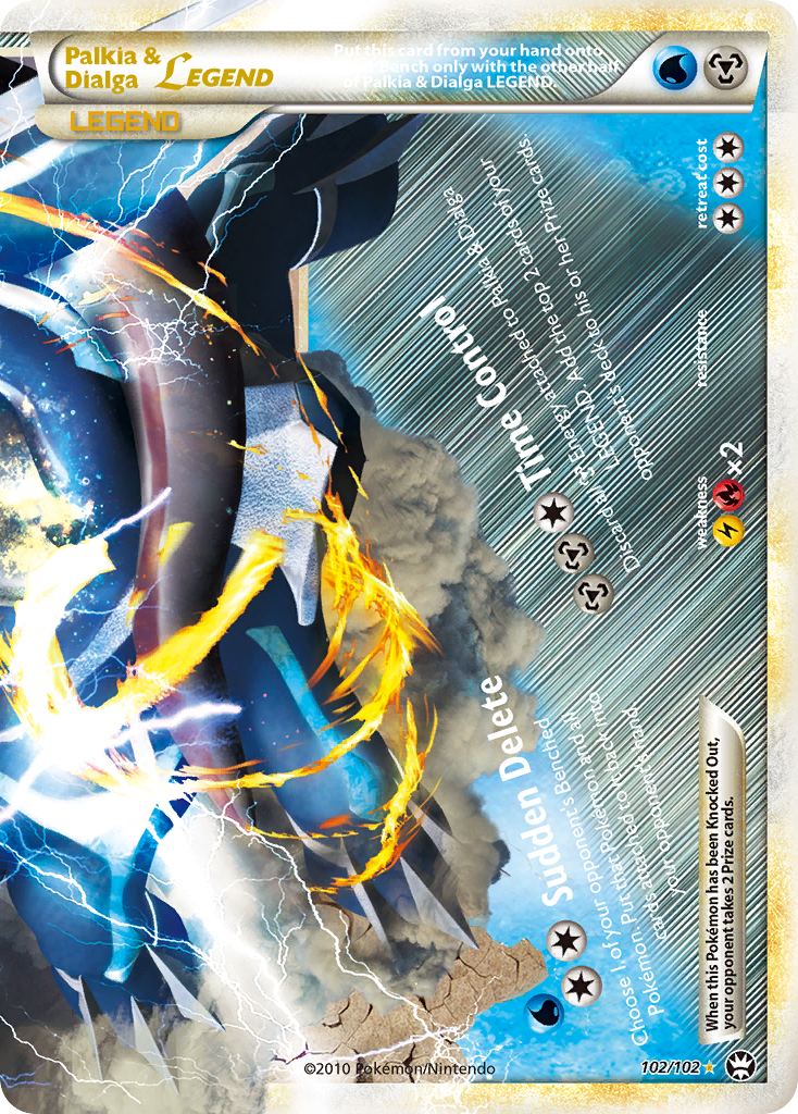 Palkia & Dialga LEGEND [HGSS4-102]