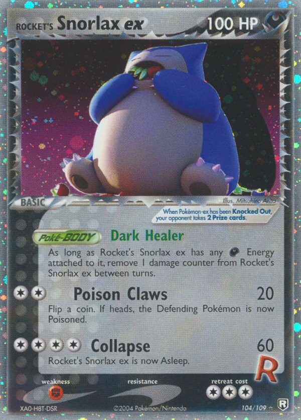 Rocket's Snorlax ex [EX7-104]