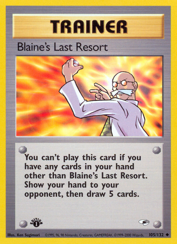 Blaine's Last Resort [GYM1-105]