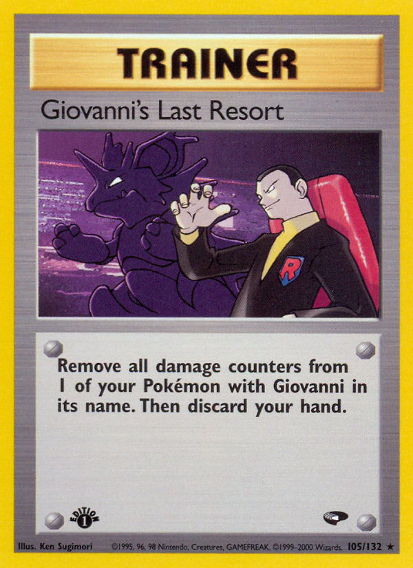 Giovanni's Last Resort [GYM2-105]