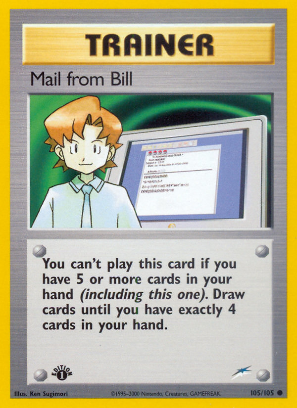 Mail from Bill [NEO4-105]