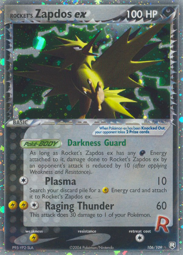 Rocket's Zapdos ex [EX7-106]