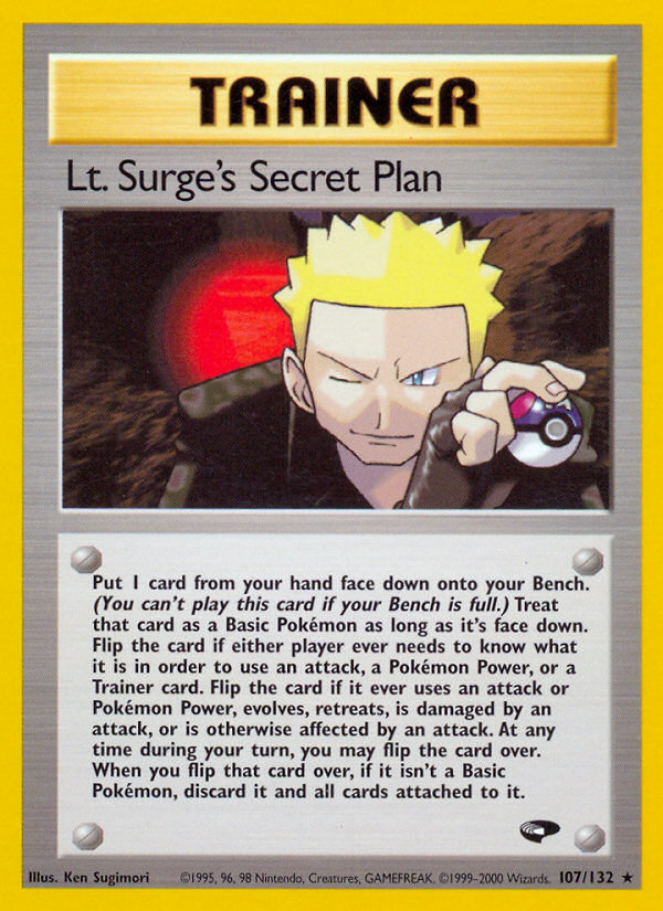 Lt. Surge's Secret Plan [GYM2-107]