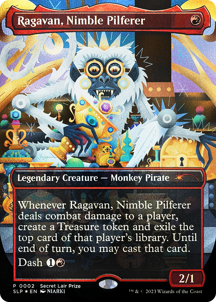 Ragavan, Nimble Pilferer - Borderless - Full Art - Promo [SLP-2]