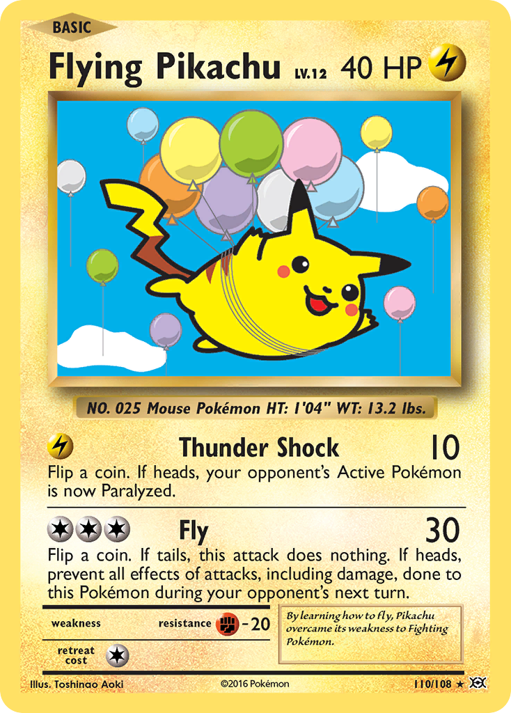 Flying Pikachu [XY12-110]