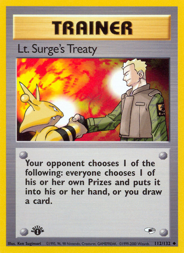 Lt. Surge's Treaty [GYM1-112]