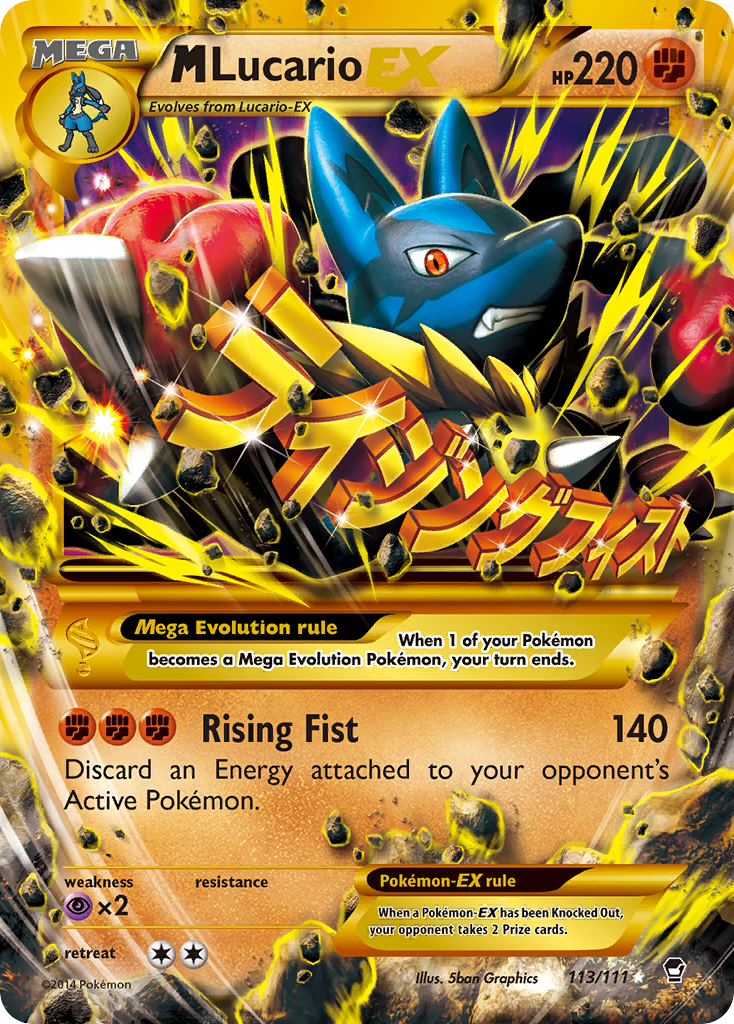 M Lucario-EX [XY3-113]