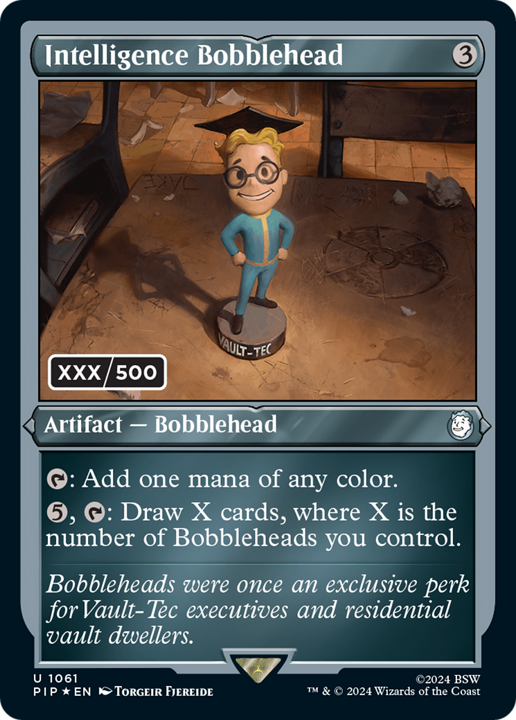 Intelligence Bobblehead - Serialized [PIP-1061]