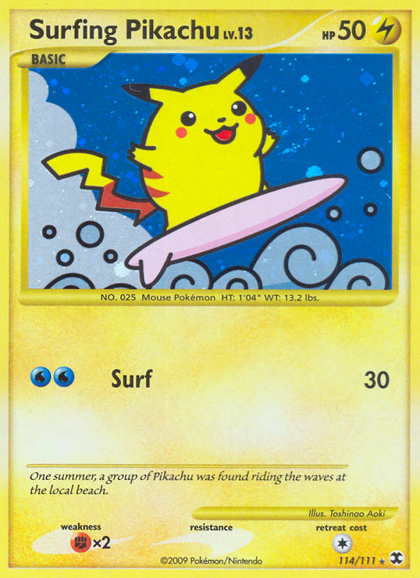 Surfing Pikachu [PL2-114]