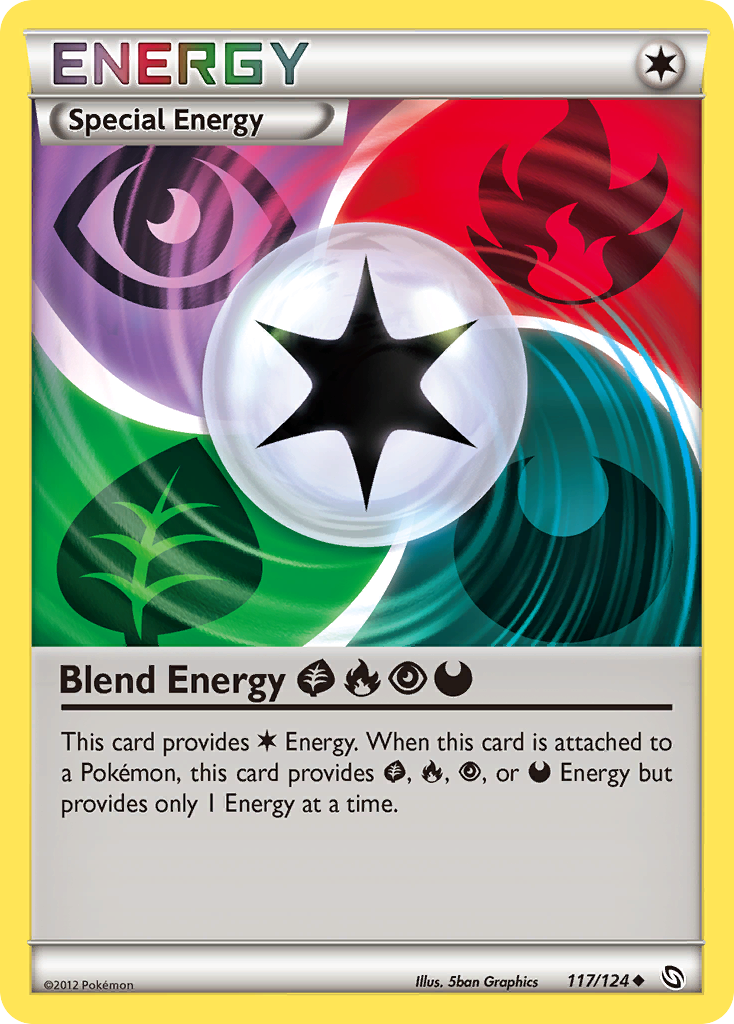 Blend Energy GrassFirePsychicDarkness [BW6-117]