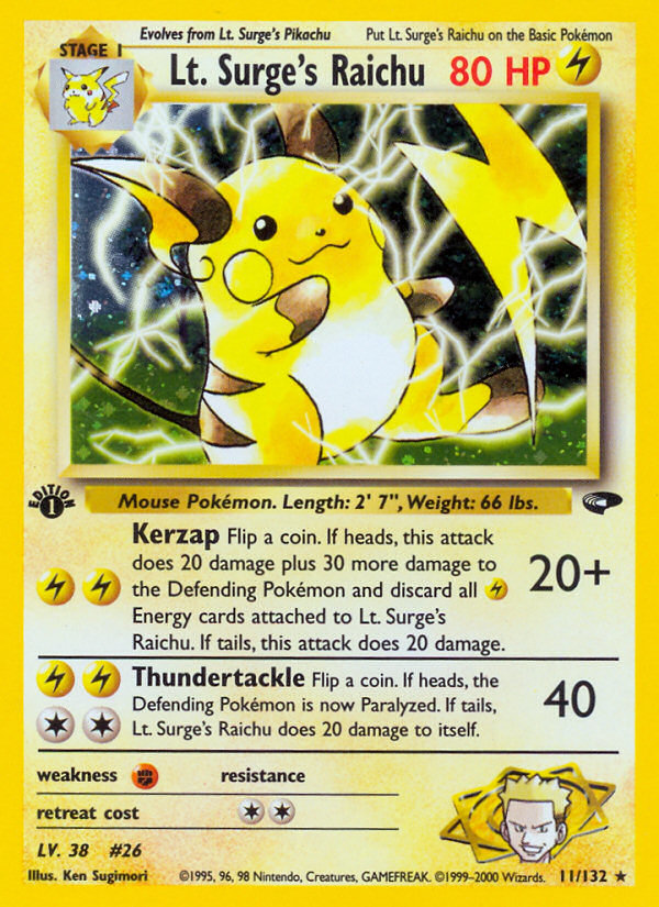 Lt. Surge's Raichu [GYM2-11]