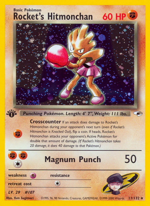 Rocket's Hitmonchan [GYM1-11]