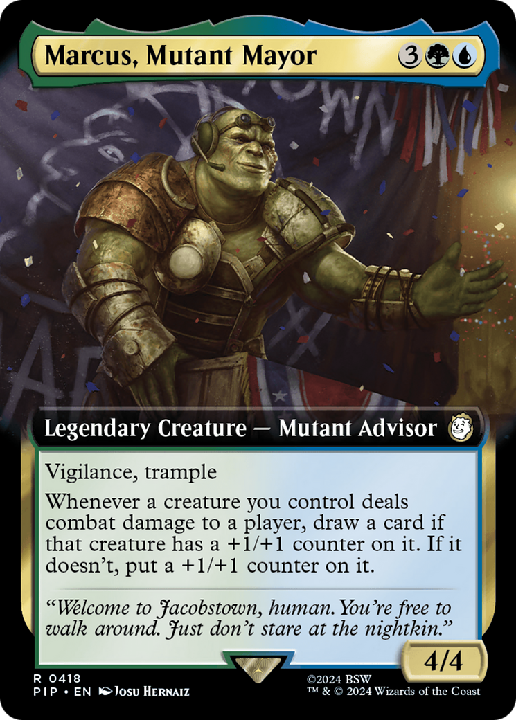 Marcus, Mutant Mayor - Extended Art [PIP-418]