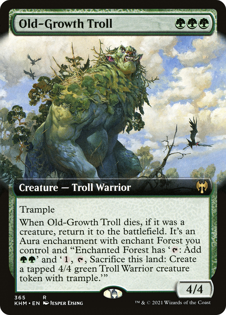 Old-Growth Troll - Extended Art [KHM-365]