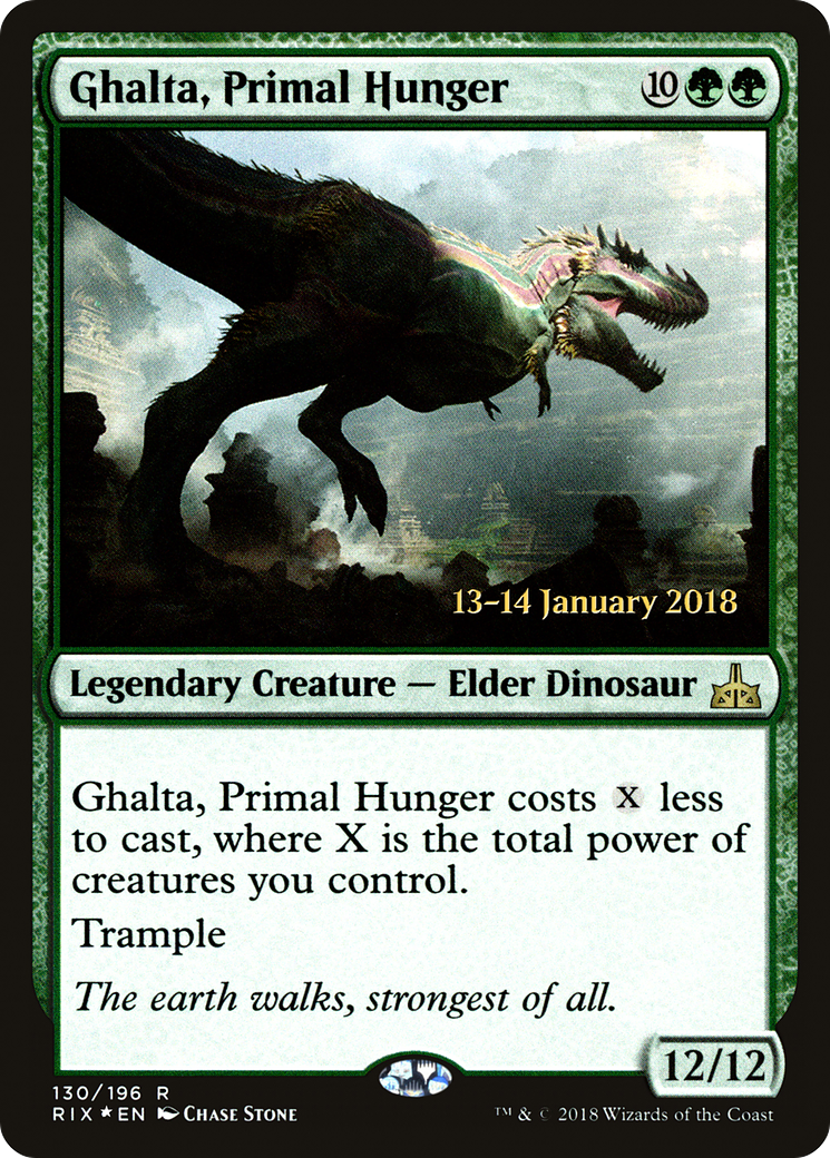 Ghalta, Primal Hunger - Prerelease Promo [PRIX-130s]