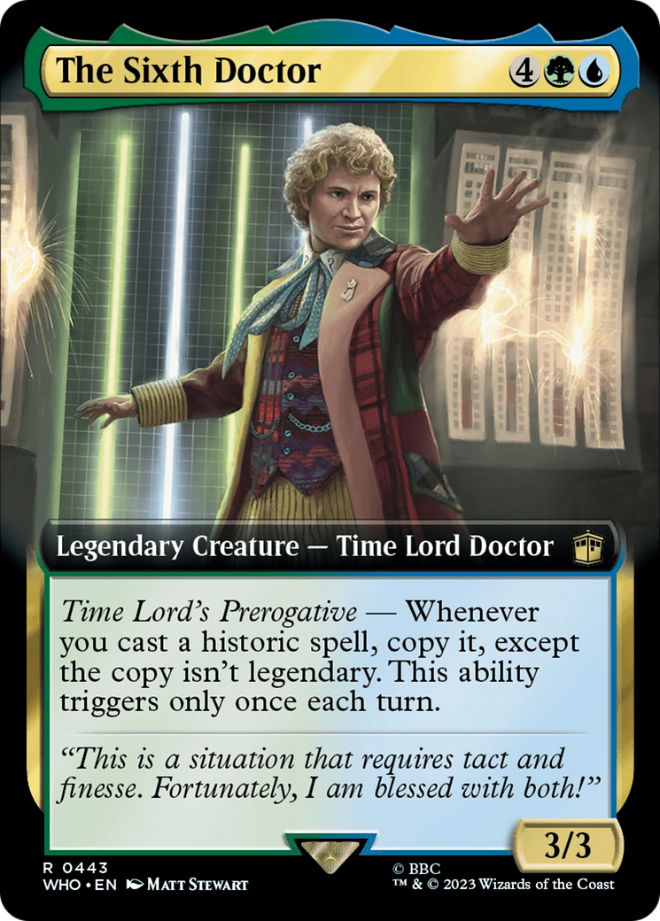 The Sixth Doctor - Extended Art [WHO-443]