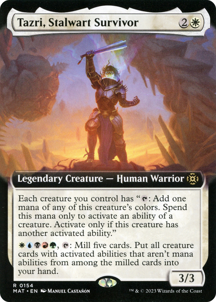 Tazri, Stalwart Survivor - Extended Art [MAT-154]