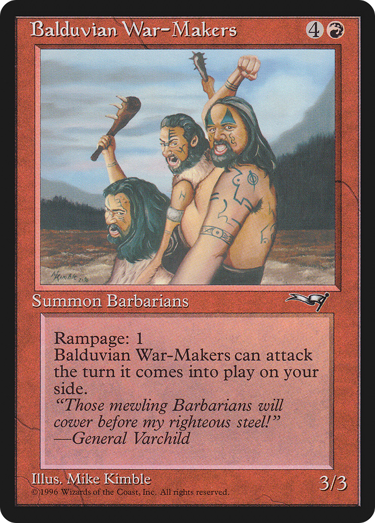 Balduvian War-Makers [ALL-66a]