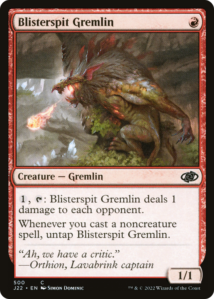 Blisterspit Gremlin [J22-500]