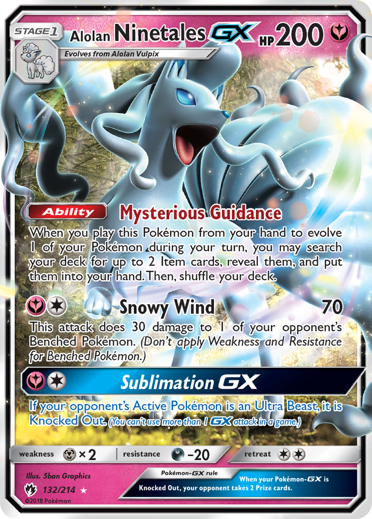 Alolan Ninetales-GX [SM8-132]