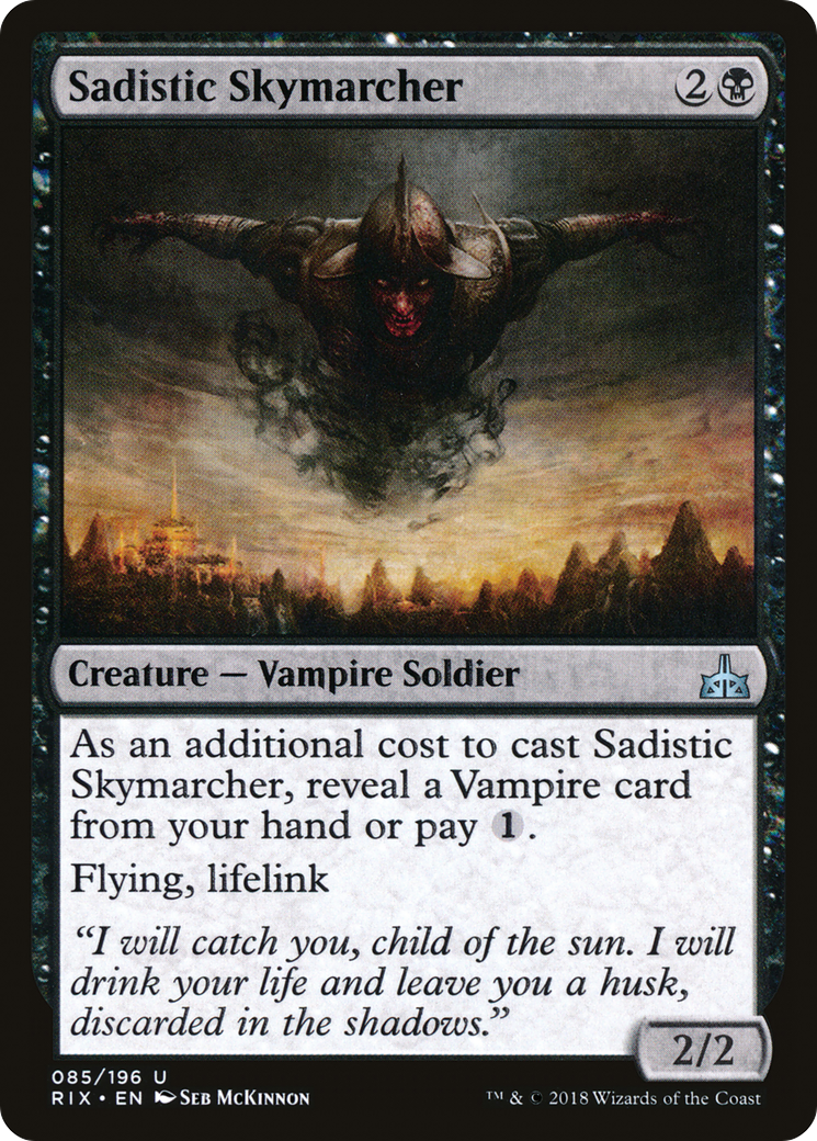 Sadistic Skymarcher [RIX-85]