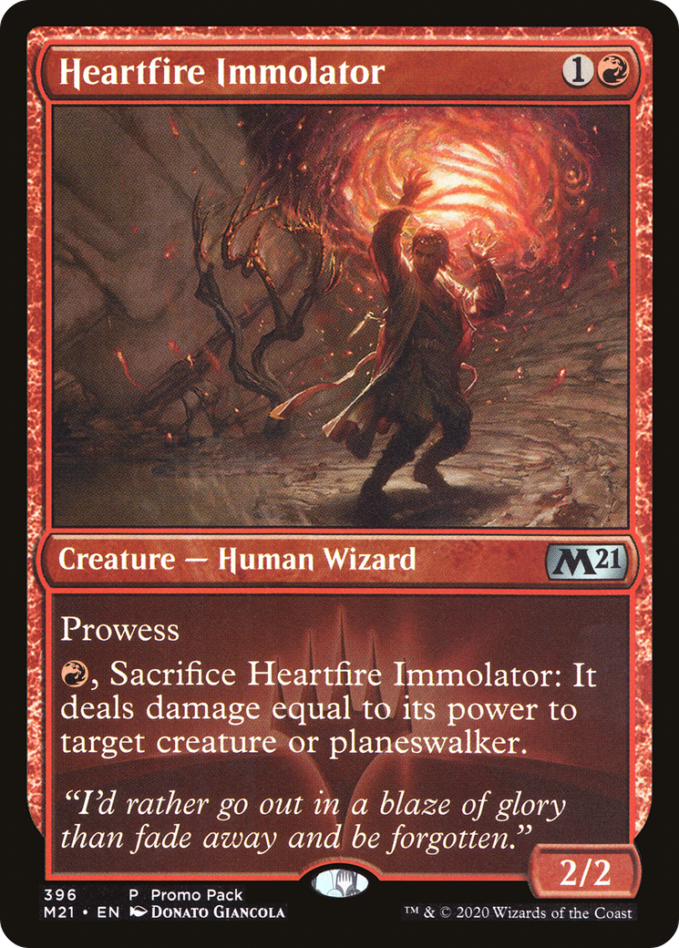 Heartfire Immolator - Promo Pack [M21-396]