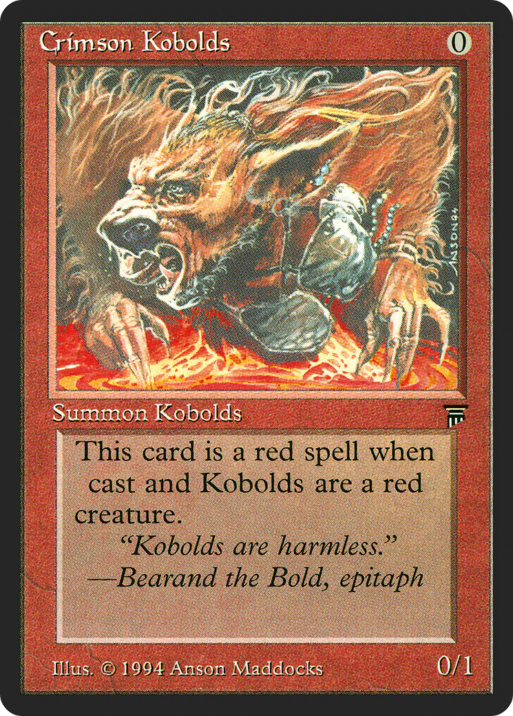 Crimson Kobolds [LEG-139]