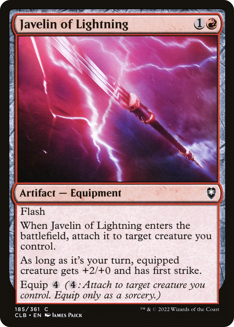 Javelin of Lightning [CLB-185]