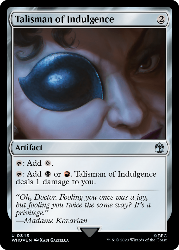 Talisman of Indulgence - Surge Foil [WHO-843]