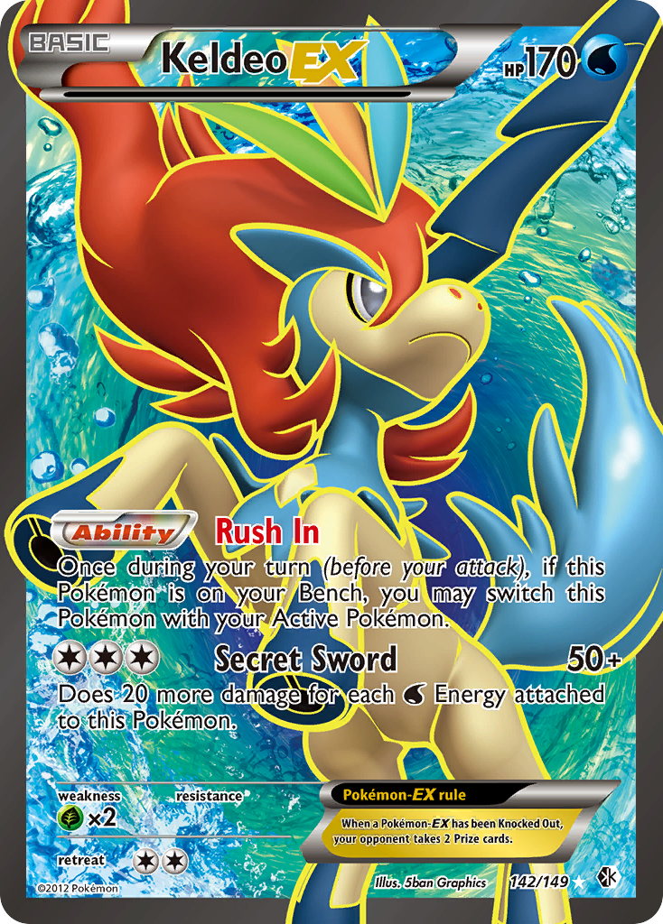 Keldeo-EX [BW7-142]