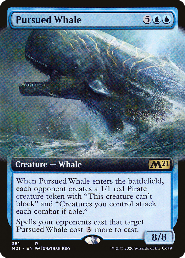 Pursued Whale - Extended Art [M21-351]