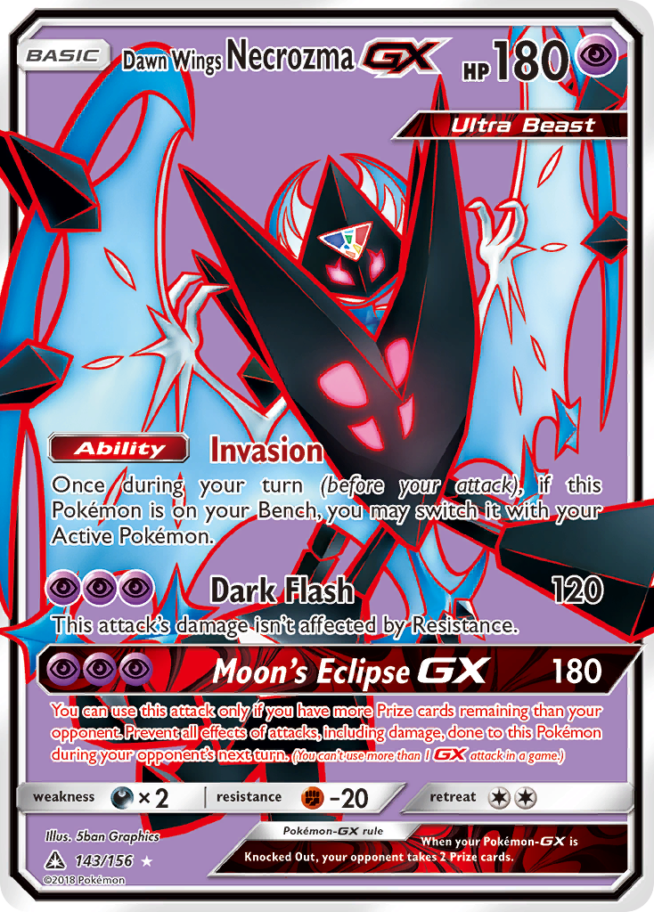 Dawn Wings Necrozma-GX [SM5-143]