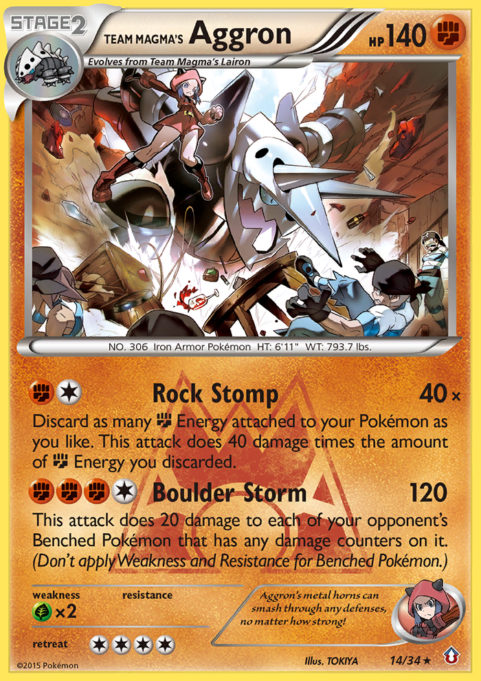 Team Magma's Aggron [DC1-14]