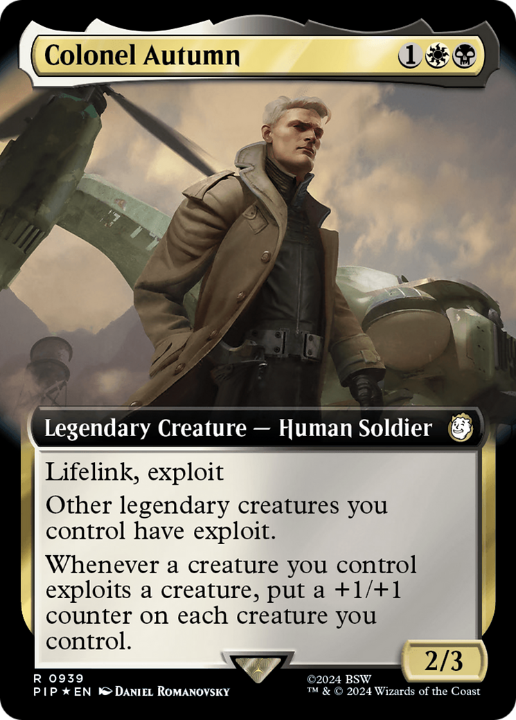 Colonel Autumn - Extended Art - Surge Foil [PIP-939]