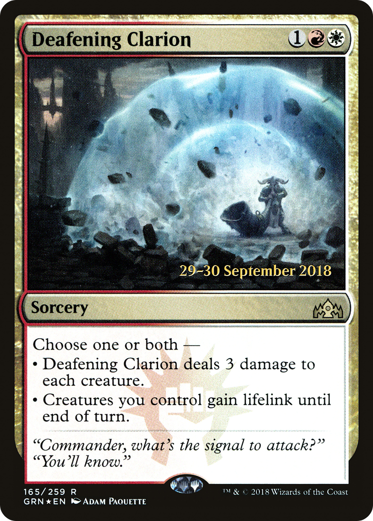 Deafening Clarion - Prerelease Promo [PGRN-165s]