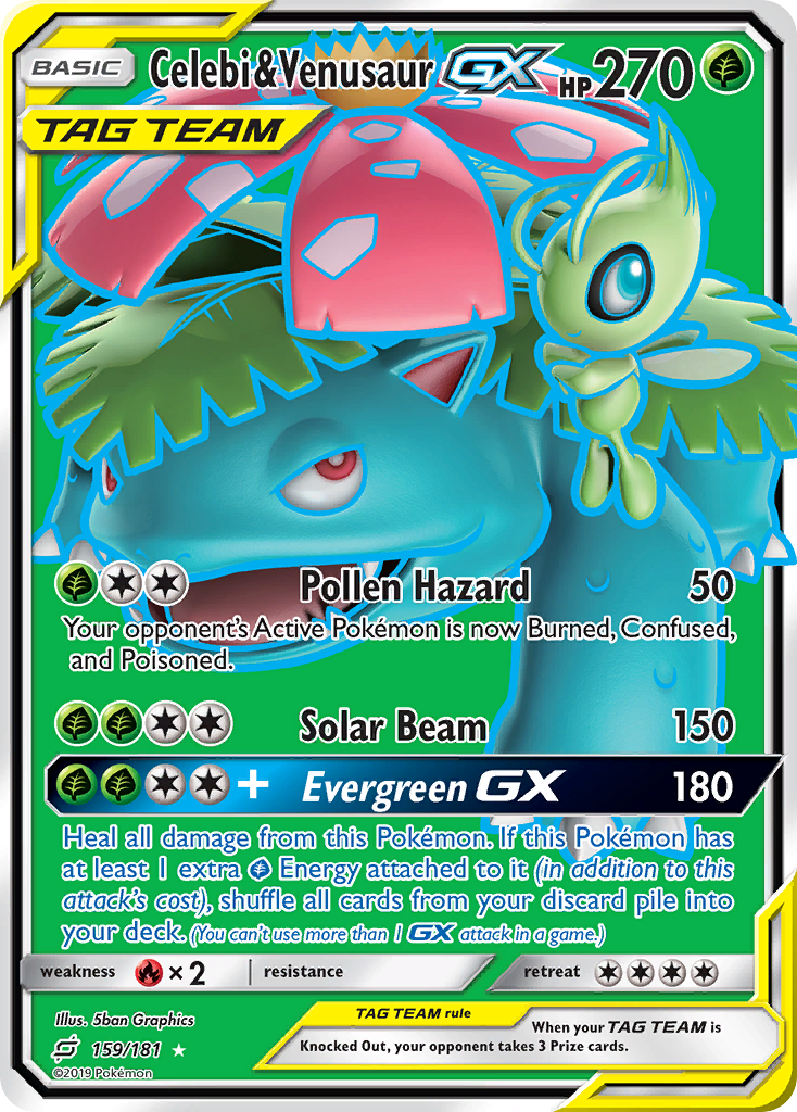 Celebi & Venusaur-GX [SM9-159]