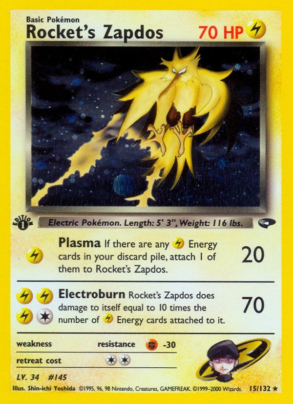 Rocket's Zapdos [GYM2-15]