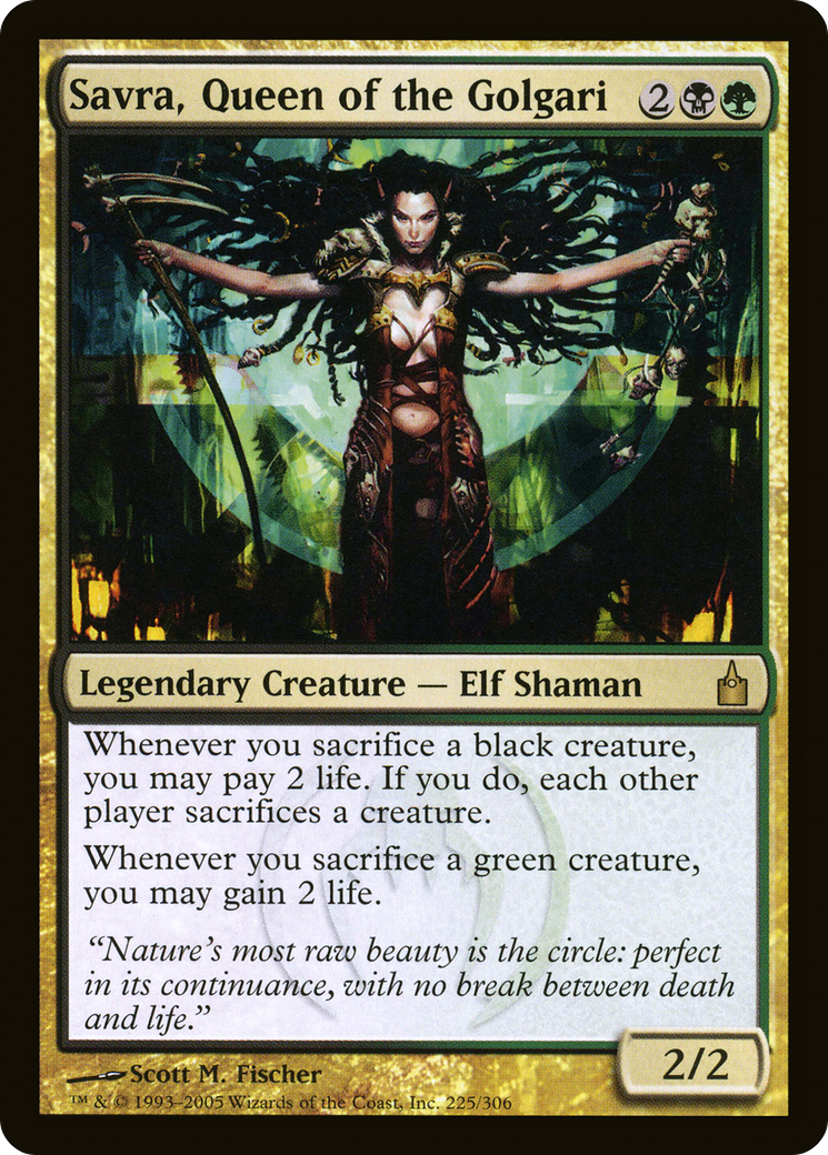 Savra, Queen of the Golgari [RAV-225]