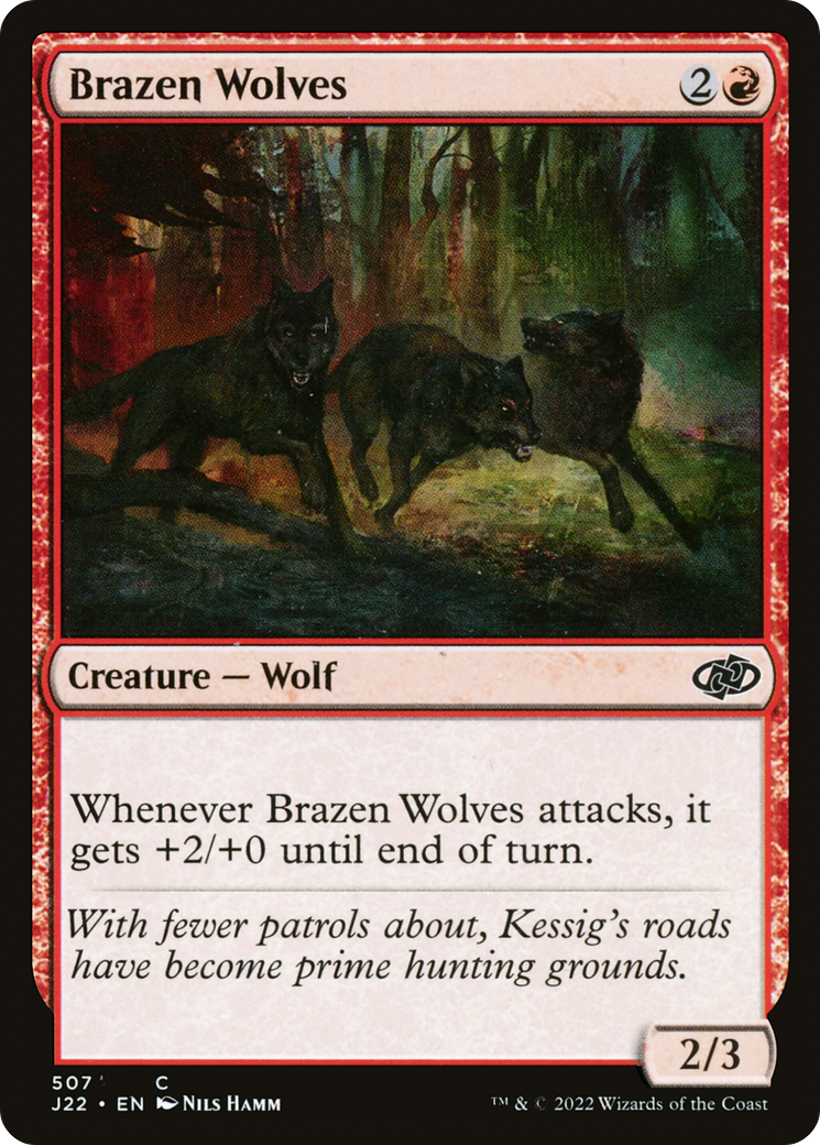 Brazen Wolves [J22-507]