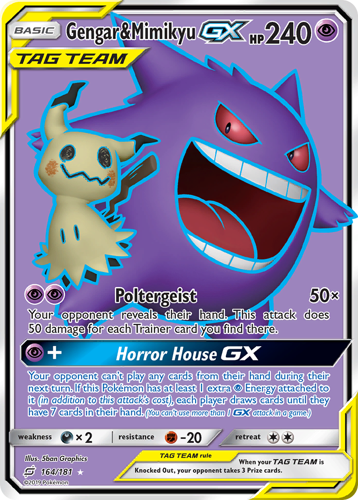 Gengar & Mimikyu-GX [SM9-164]